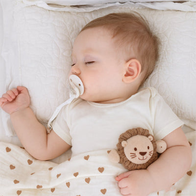 Attache sucette ruban tétine | Lion Aventurier confortable