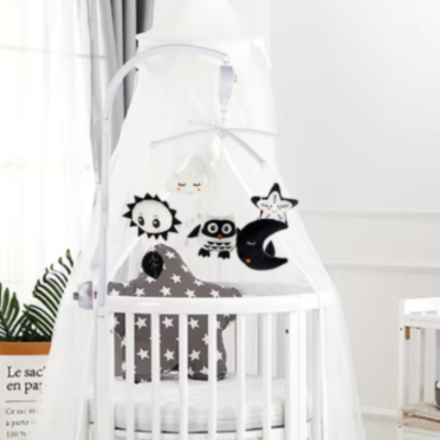 Mobile musical-|Black&White|-Hibou
