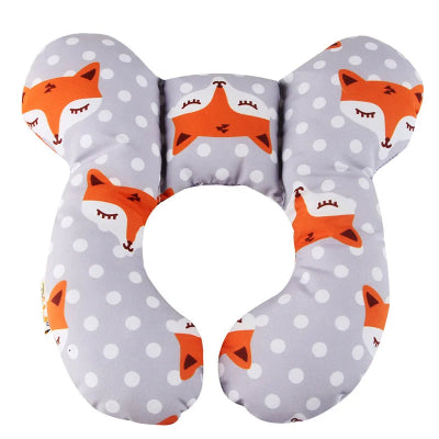 Oreiller pour bebe-|ErgoMagique|-Renard orange