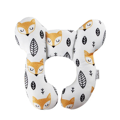Oreiller pour bebe-|ErgoMagique|-Renard jaune