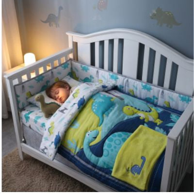 Literie bebe 4 pièces Tribu de dinosaures | MyKit™ – Surveillante des rêves