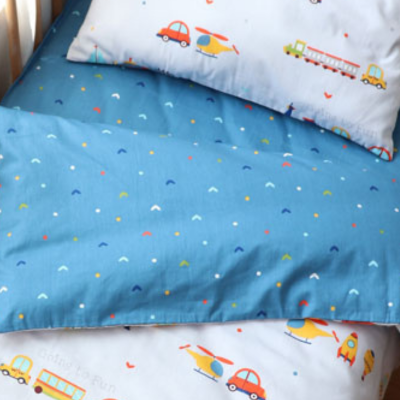 Literie bebe ensemble 3 pièces Véhicule en folie Toucher doux