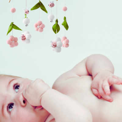 Mobile lit bébé | Abeilles-Stimulant