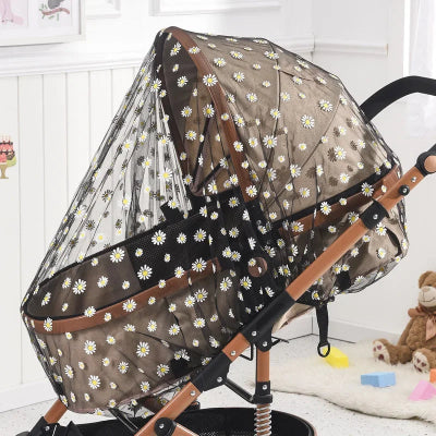 Moustiquaire pour poussette Floral | Umbrella™ – Protection UV