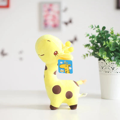 Peluche girafe-|Lily|-Jaune