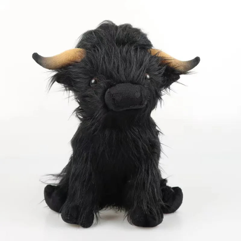 Peluche bebe-|George|-Vache Highlands