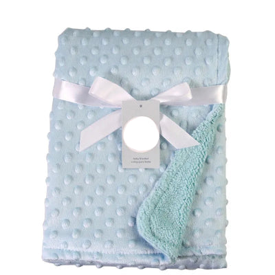 Couverture bébé-|BubbleBlanket|-Bleu
