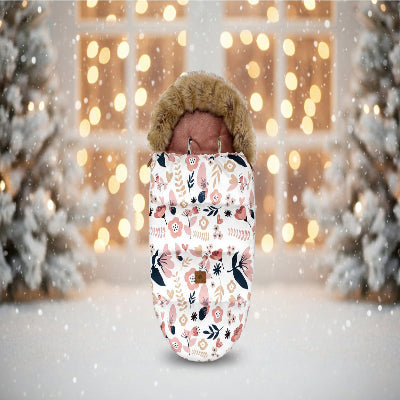 Chancelière universelle pour poussette - |HOUSBAY| - Nordique-Fleurs