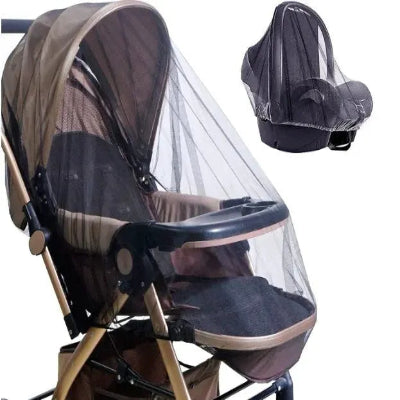 Moustiquaire pour poussette universelle | MosquitoNet™ – Noir