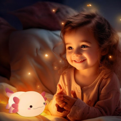 Veilleuse bébé LED anti-peur NightLight™ | Axolotl indispensable