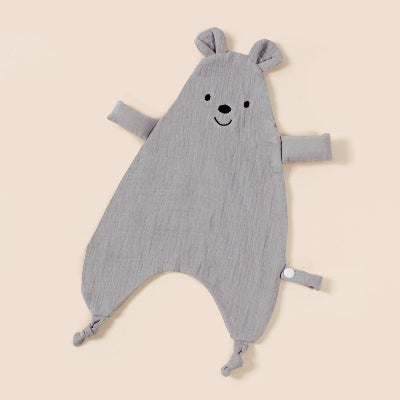 Doudou bebe-|ÉcharpeRéconfortante|-Gris foncé