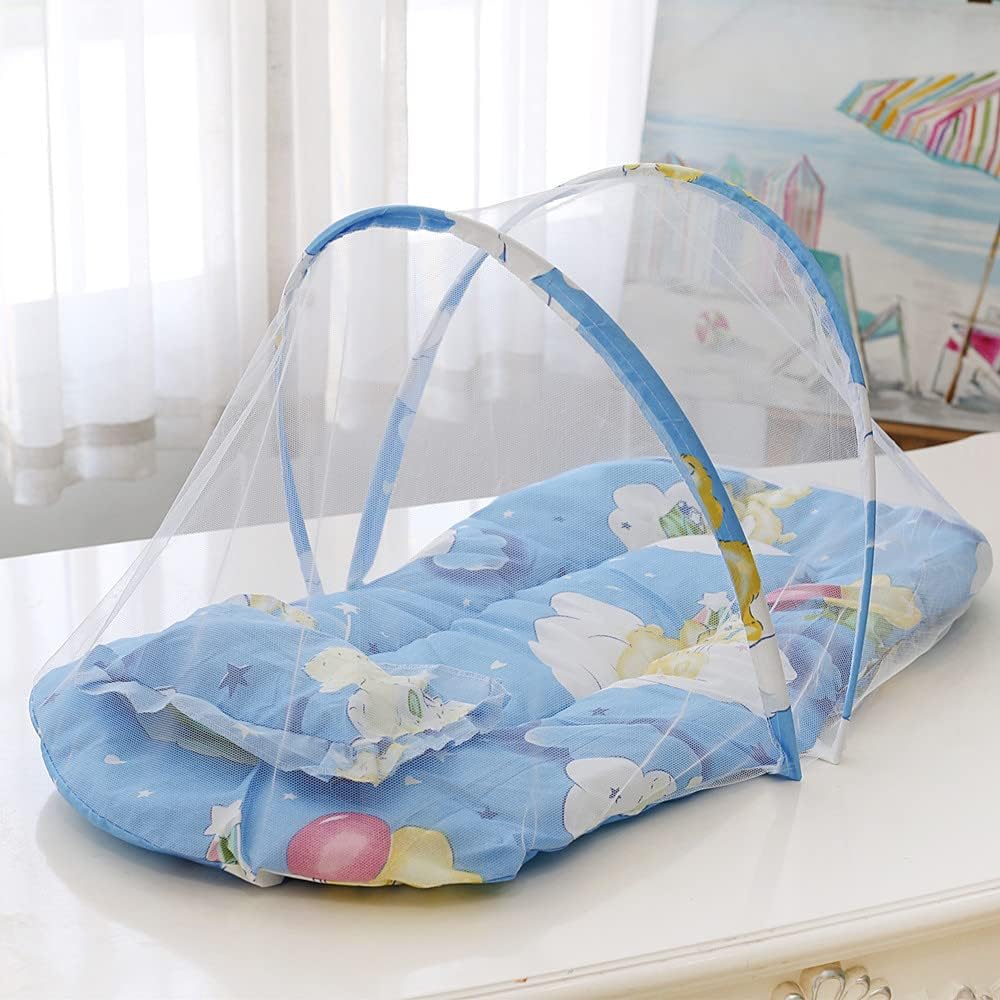 Moustiquaire Lit Bébé - SleepNest™ - Bleu