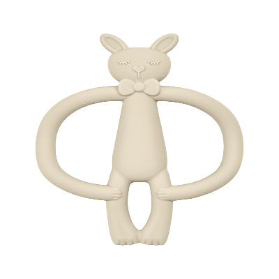Anneau de Dentition Silicone | Jouet Bébé Mr. Bunny™ sable mouvant