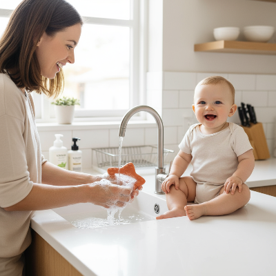 Anneau de dentition Silicone Médical | Petite Étoile anti-bactérienne