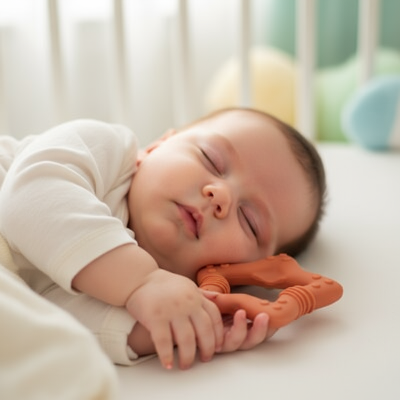 Anneau de dentition Silicone Médical | Petite Étoile apaisante