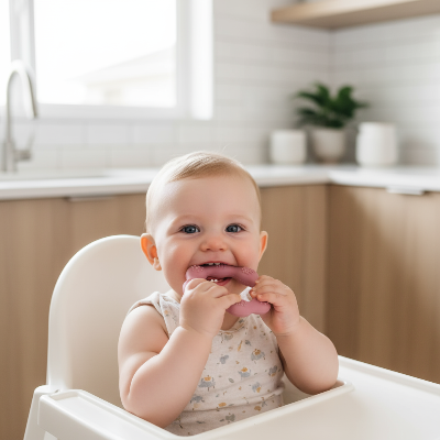 Anneau de dentition bébé ColorKids™ | Fleur sécuritaire