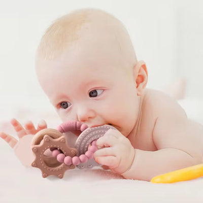 Anneau de dentition bebe-|Let'sMake|-Soulagement gencives