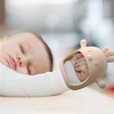Anneau dentition bébé - |TeWindsor|- Gant ourson