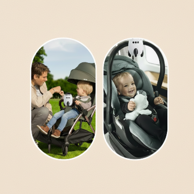 Appareil bruit blanc poussette multifonction | Navette spatiale – nomade et portable 