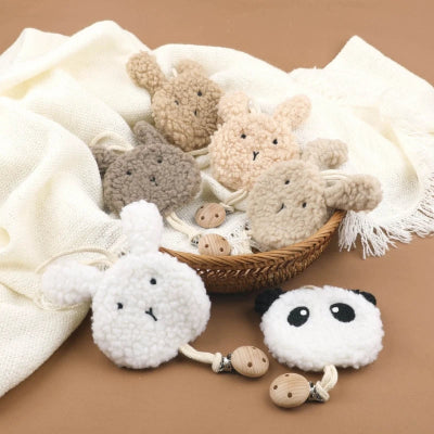 Attache sucette-|BabyPlush|-Pendentif animal