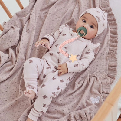 Attache tétine pendentif lune étoile cœur | BébéSécure™ évolutif