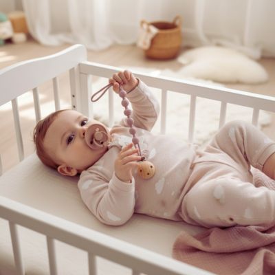 Attache tétine silicone boulier texturé | BubbleBall™ rassurante