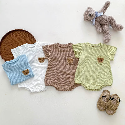 Body manche courte bebe-|UNITY|- Ourson