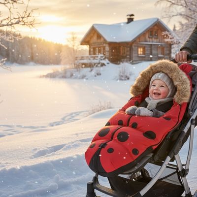 Chancelière Poussette 0-36 M | Nounours™ Coccinelle investissement durable 