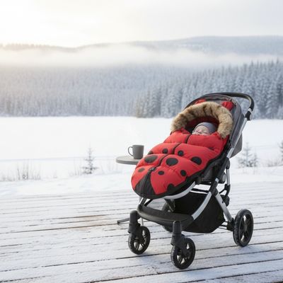 Chancelière Poussette 0-36 M | Nounours™ Coccinelle thermale