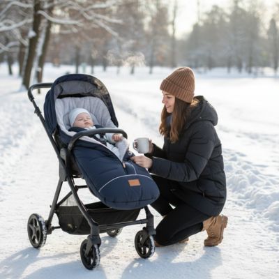 Chancelière pour Poussette 0-36 M | Momie™- Sécuritaire