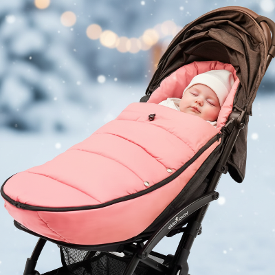 Chancelière poussette 0-36 M | Banana™ Rose - protection hivernale