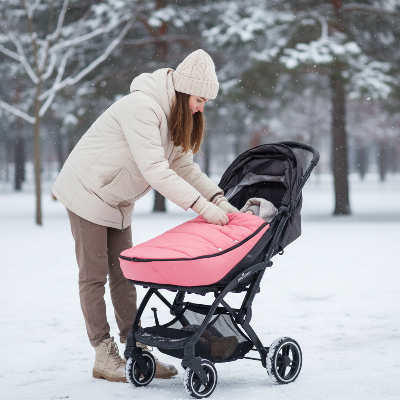 Chancelière poussette 0-36 M rose | Banana™ – ajustement
