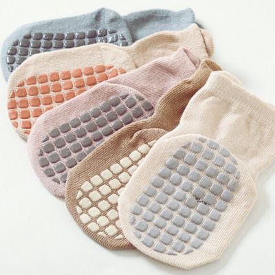 Chaussette antidérapante bébé animaux doux 5 paires | 0-5 ans confortables