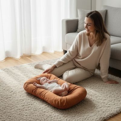 Cocon bebe - |ReducteurDeLit|- Douillet kaki