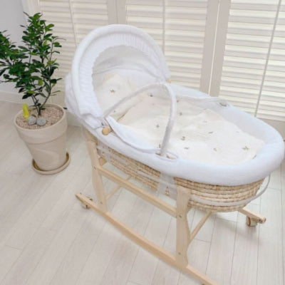 Couffin en Osier Cadré | PetitMoïse™ fibres naturelles