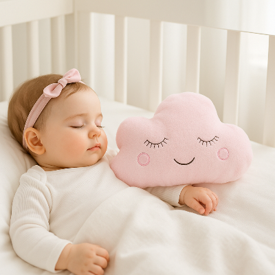 Coussin pour bebe-|OreillerPeluche|-Doux