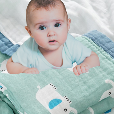 Couverture bébé emmaillotage Mousseline™ | Bambou – Confort thermique