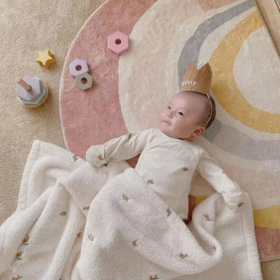 Couverture bebe polaire Nature | BoréaleBlanket™ – Compagne au quotidien