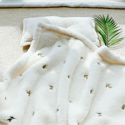 Couverture bebe polaire Nature | BoréaleBlanket™ – Velours