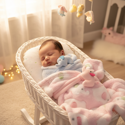 Couverture bebe polaire Éléphant | Ma Boréale™