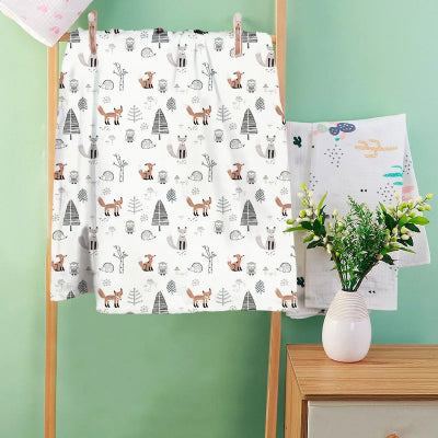 Couverture emmaillotage-|TeWinterBlanket|- Renard