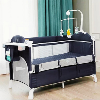 Lit Bébé Cododo Pliable | LeVoyageur™ bleu