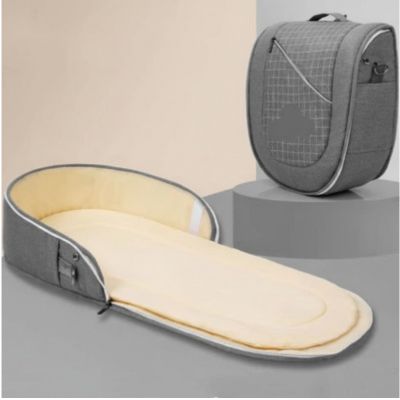 Nid bébé portable | Le voyageur – Gris sans moustiquaire