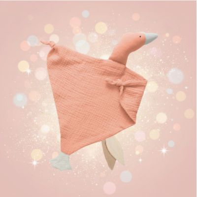 Soothing Baby Comforter, Organic Cotton Goose | Muslin™