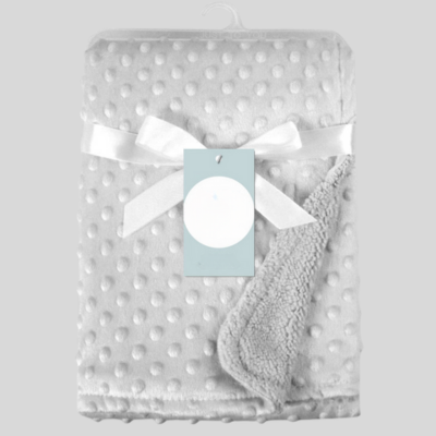 Plaid bebe-|BubbleBlanket|-Gris