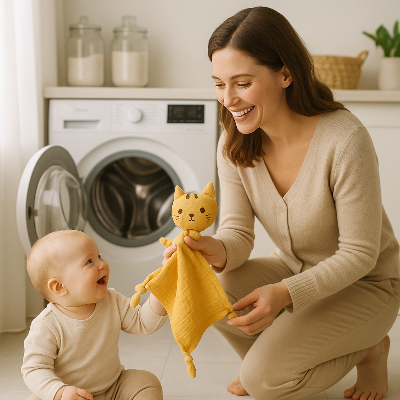 Doudou bebe-|ServietteMoussseline|-Durable