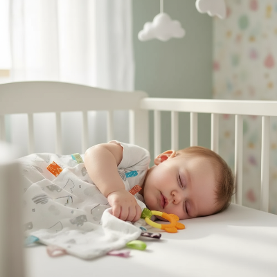 Doudou Étiquettes Bébé avec Anneau | LittleBlanket™ apaisante