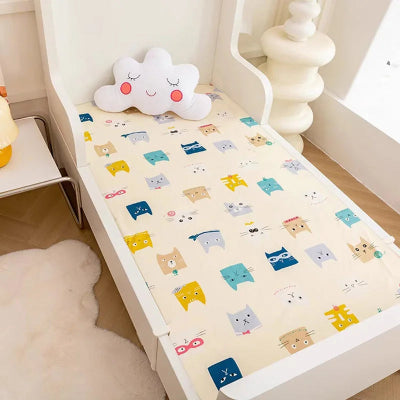 Drap housse pour bebe Drôle de Chats Barrière protectrice