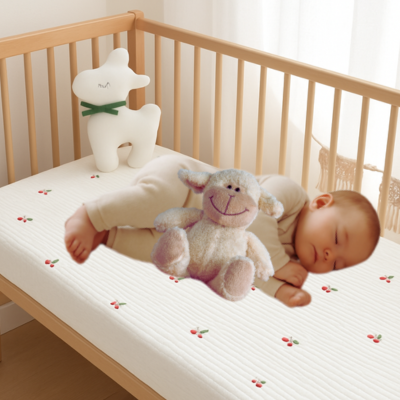Drap lit bebe coton bio | Cassis confortable