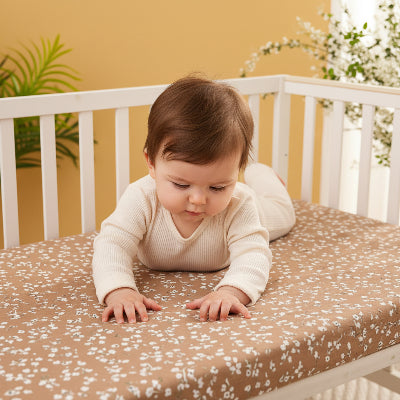 Drap pour lit bebe bambou 130 × 70 cm | Fleurs d’Antan – Attirant à l'œil